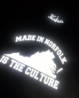 Made In Norfolk 3M Reflective “The Culture” Hoody
